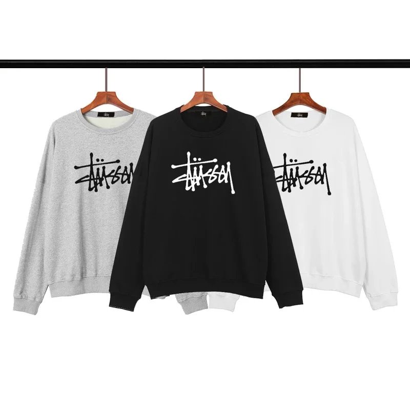 Stussy OG Logo Print Crewneck - Unisex Streetwear Staple  